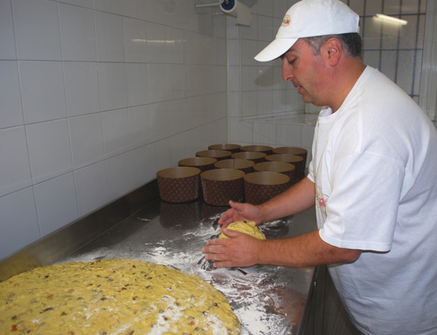 Preparazione del Panettone